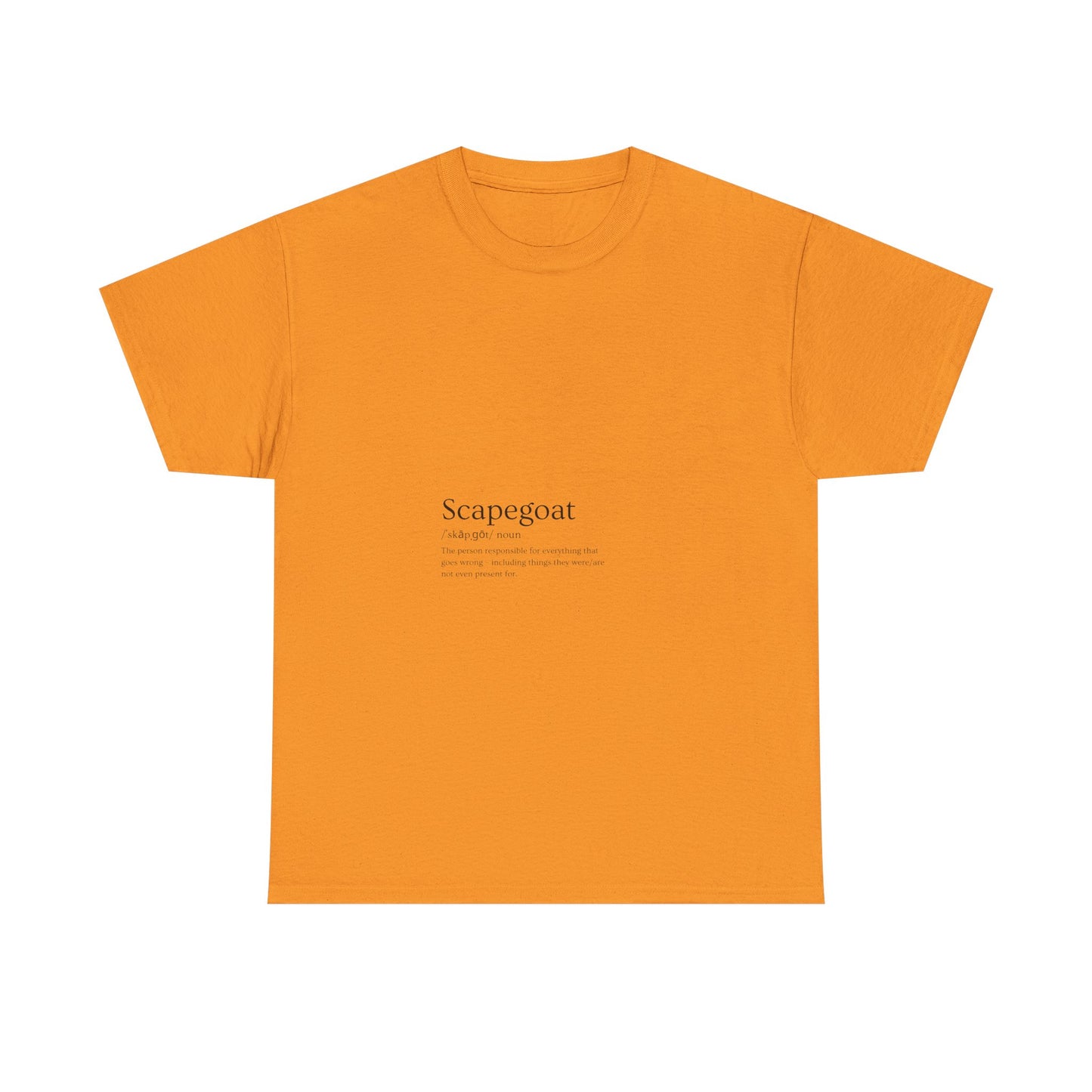Scapegoat Definition Tee Light colors Edi – Funny Dysfunctional Family Blame Collector Shirt