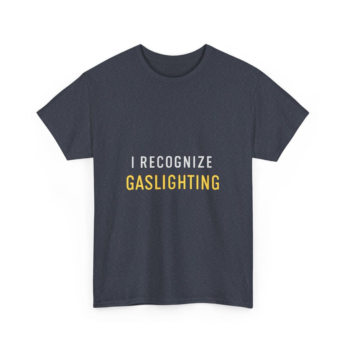I Recognize Gaslighting – Anti-Gaslighting Awareness Tee | Darks | Narcissist Recovery Shirt