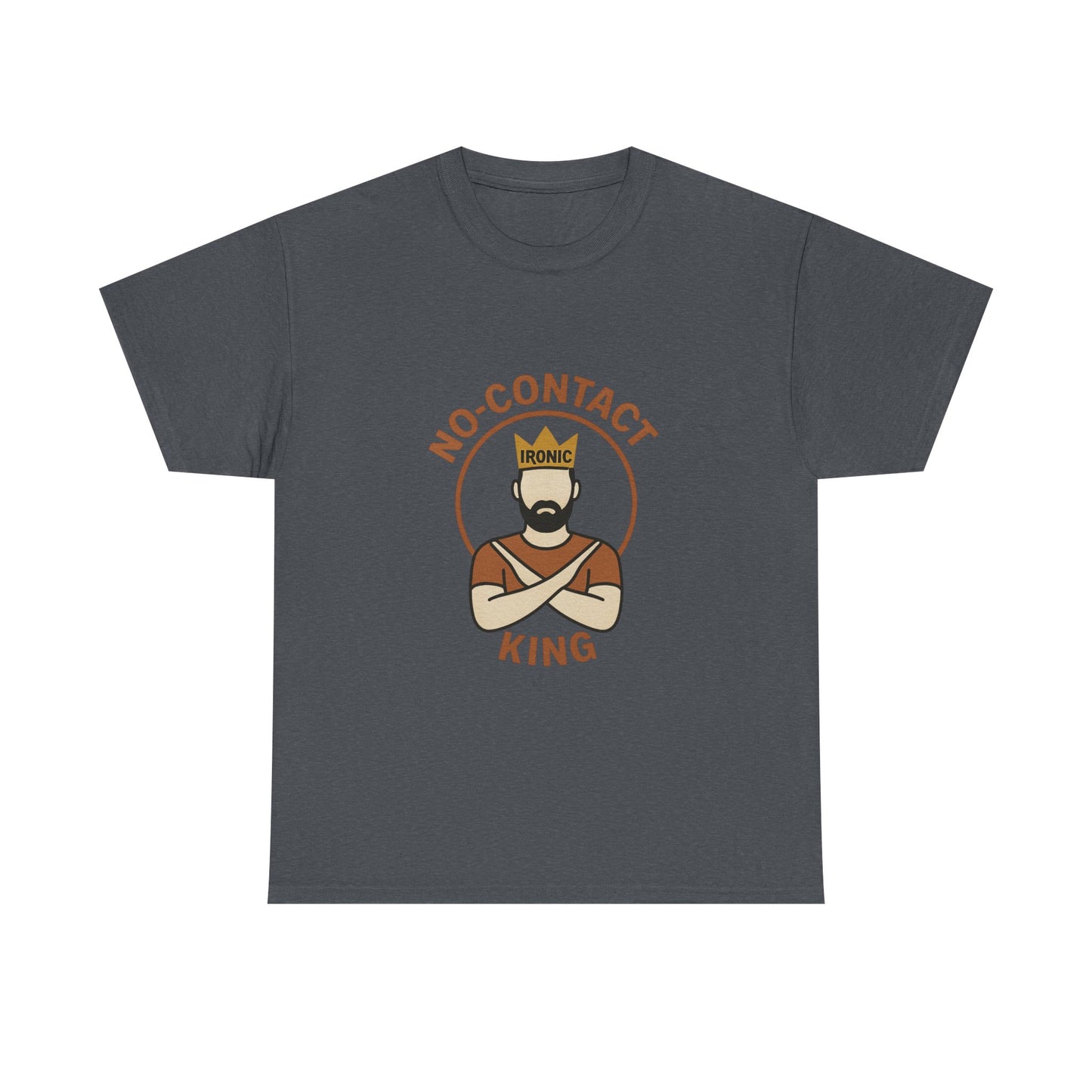No-Contact King – Narcissistic Survivor Tee | Darks