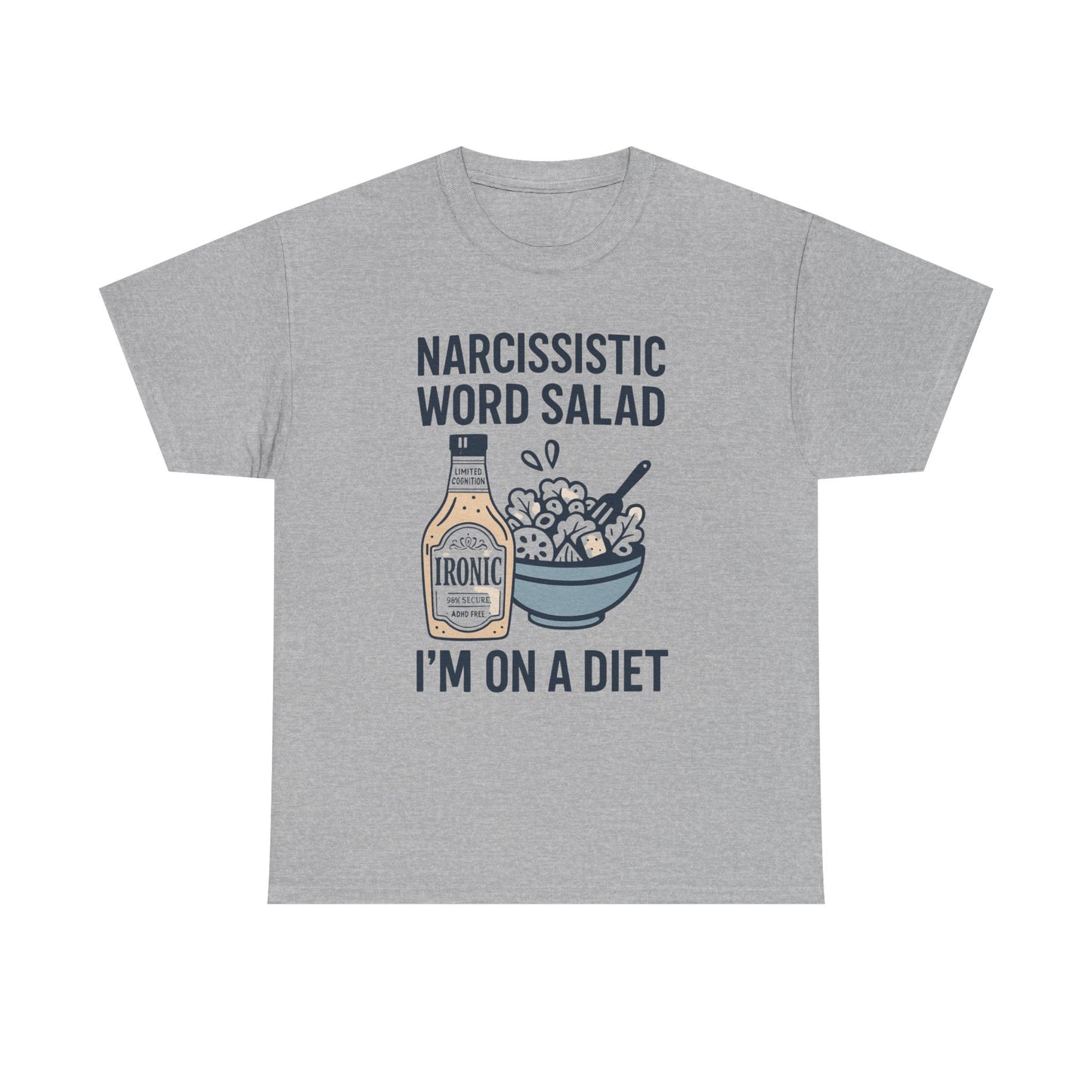 Narcissistic Word Salad – I’m on a Diet | Funny Trauma Recovery Shirt | Lights