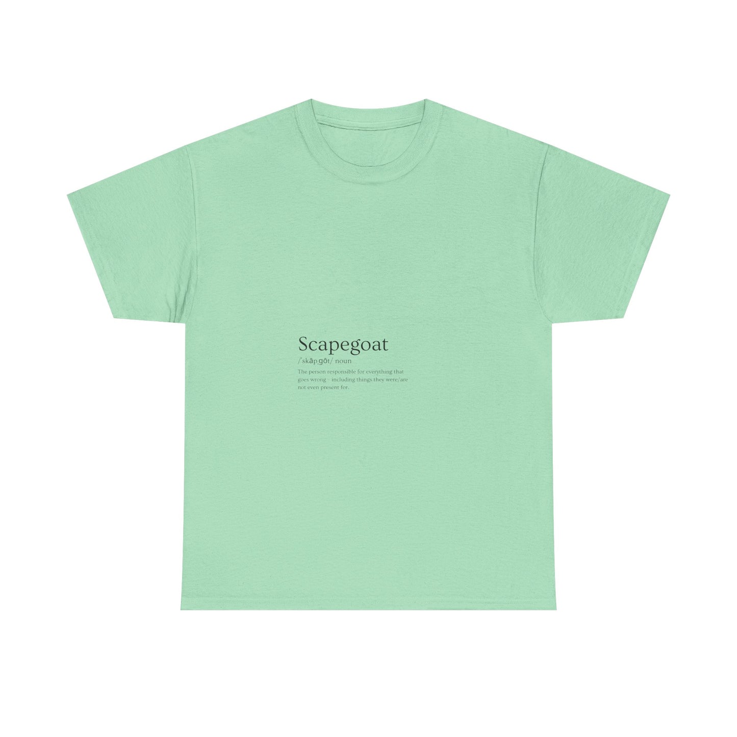 Scapegoat Definition Tee Light colors Edi – Funny Dysfunctional Family Blame Collector Shirt