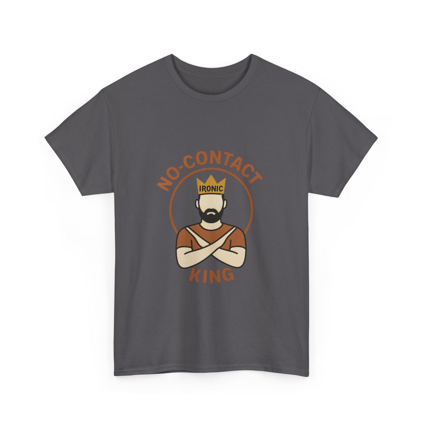 No-Contact King – Narcissistic Survivor Tee | Darks