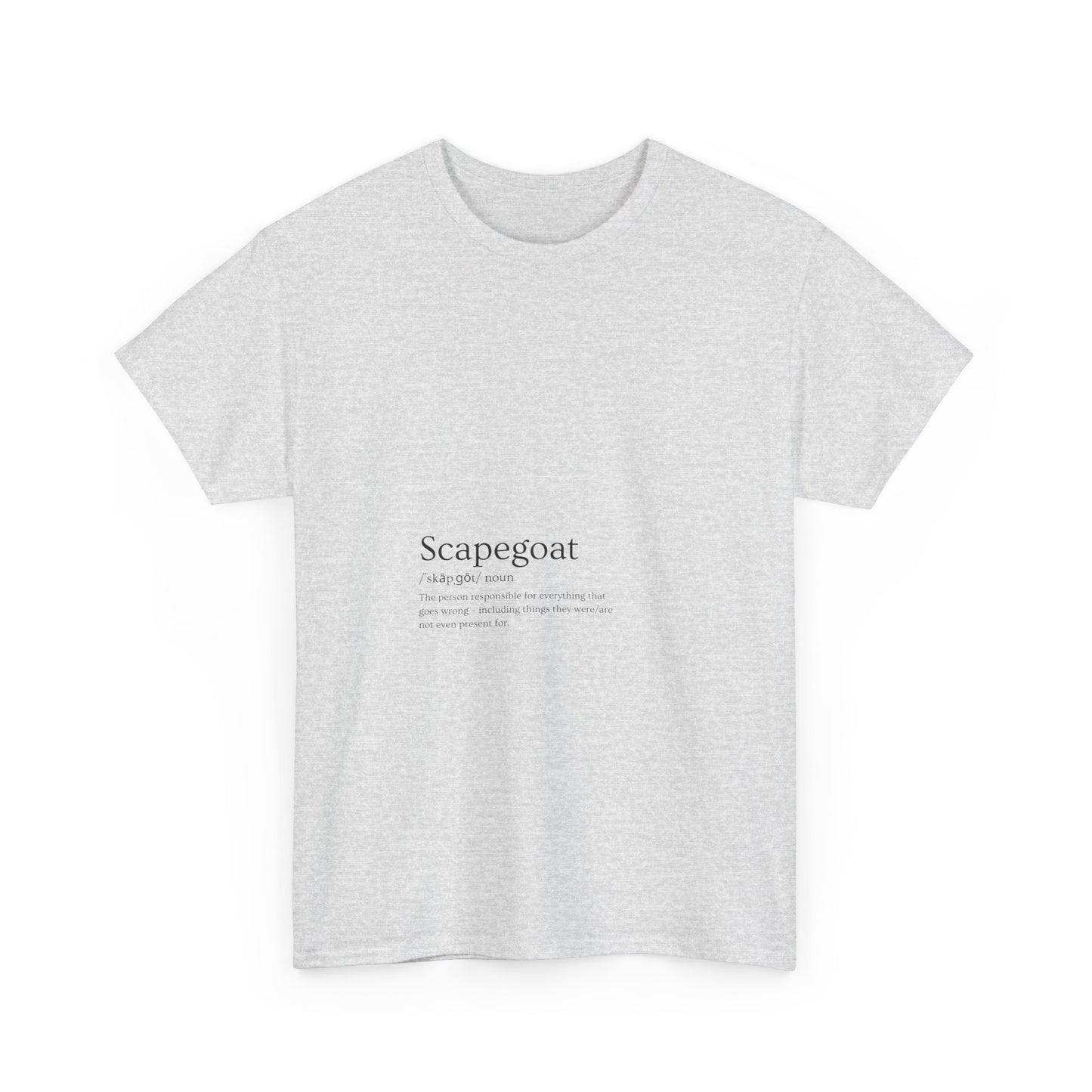 Scapegoat Definition Tee Light colors Edi – Funny Dysfunctional Family Blame Collector Shirt