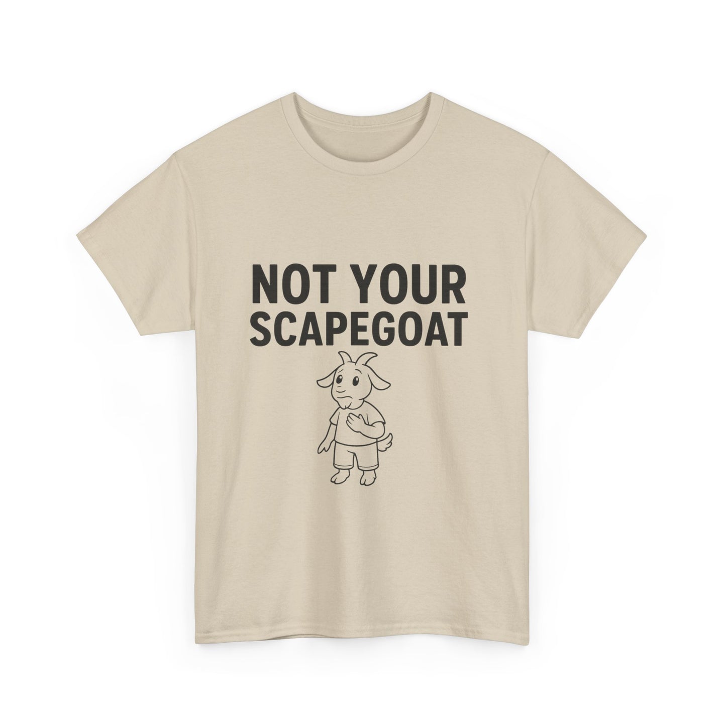 Not Your Scapegoat White and Lights | Bold Mental Health & Narcissism Recovery Tee