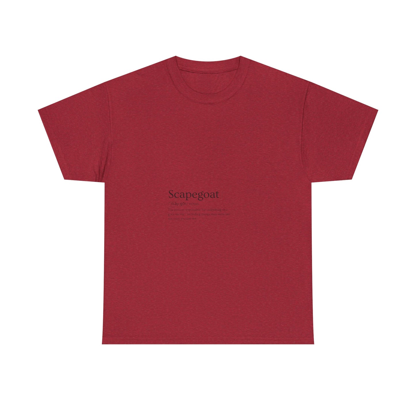 Scapegoat Definition Tee Light colors Edi – Funny Dysfunctional Family Blame Collector Shirt