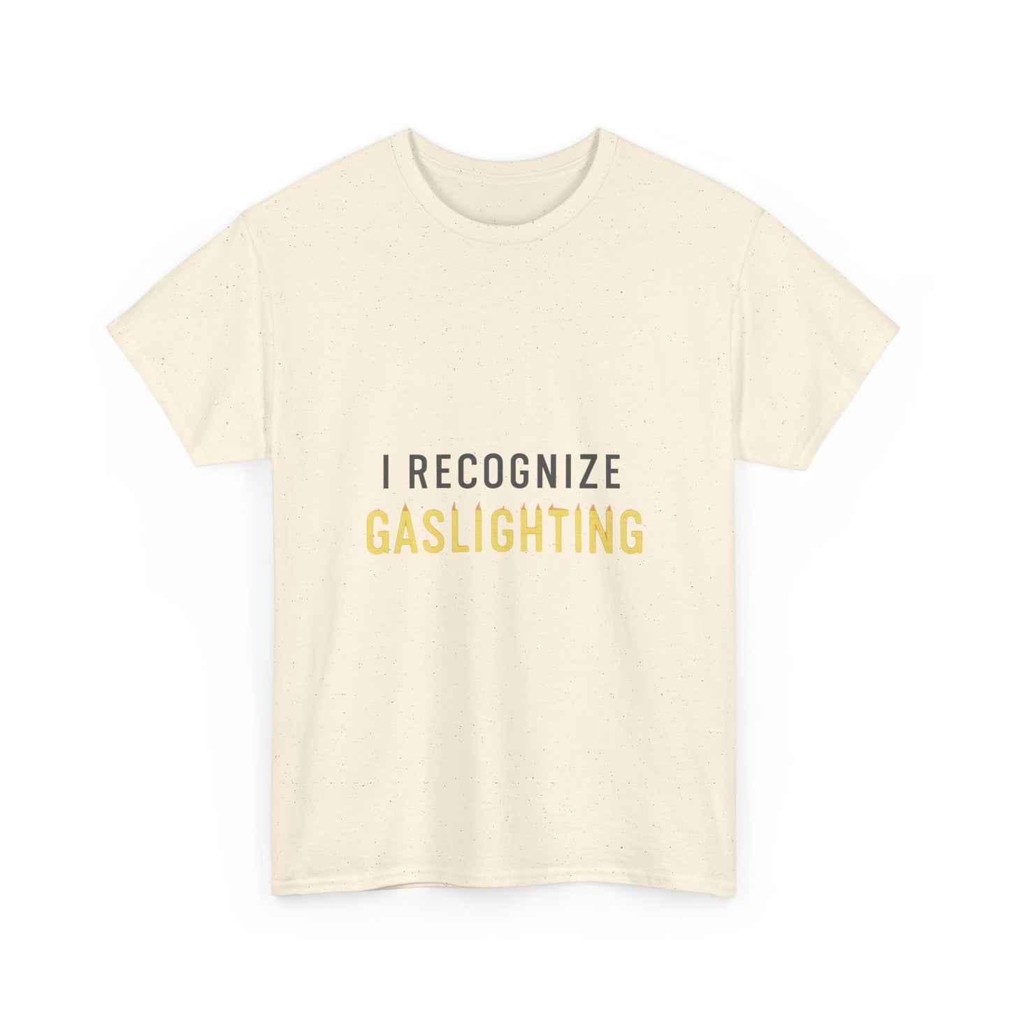 I Recognize Gaslighting – Anti-Gaslighting Awareness Tee | Lights | Narcissist Recovery Shirt