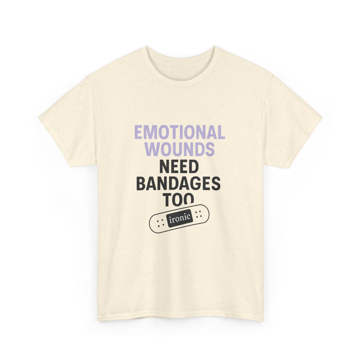 Emotional Wounds Need Bandages Too – Mental Health Awareness T-Shirt | Lights