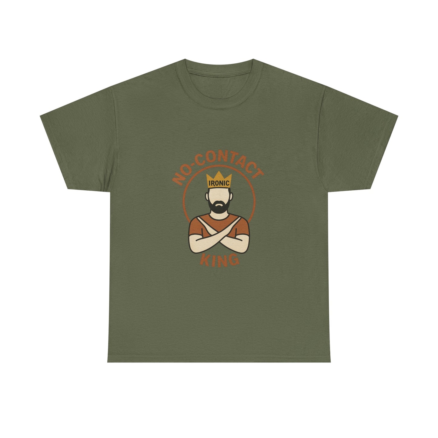 No-Contact King – Narcissistic Survivor Tee | Darks