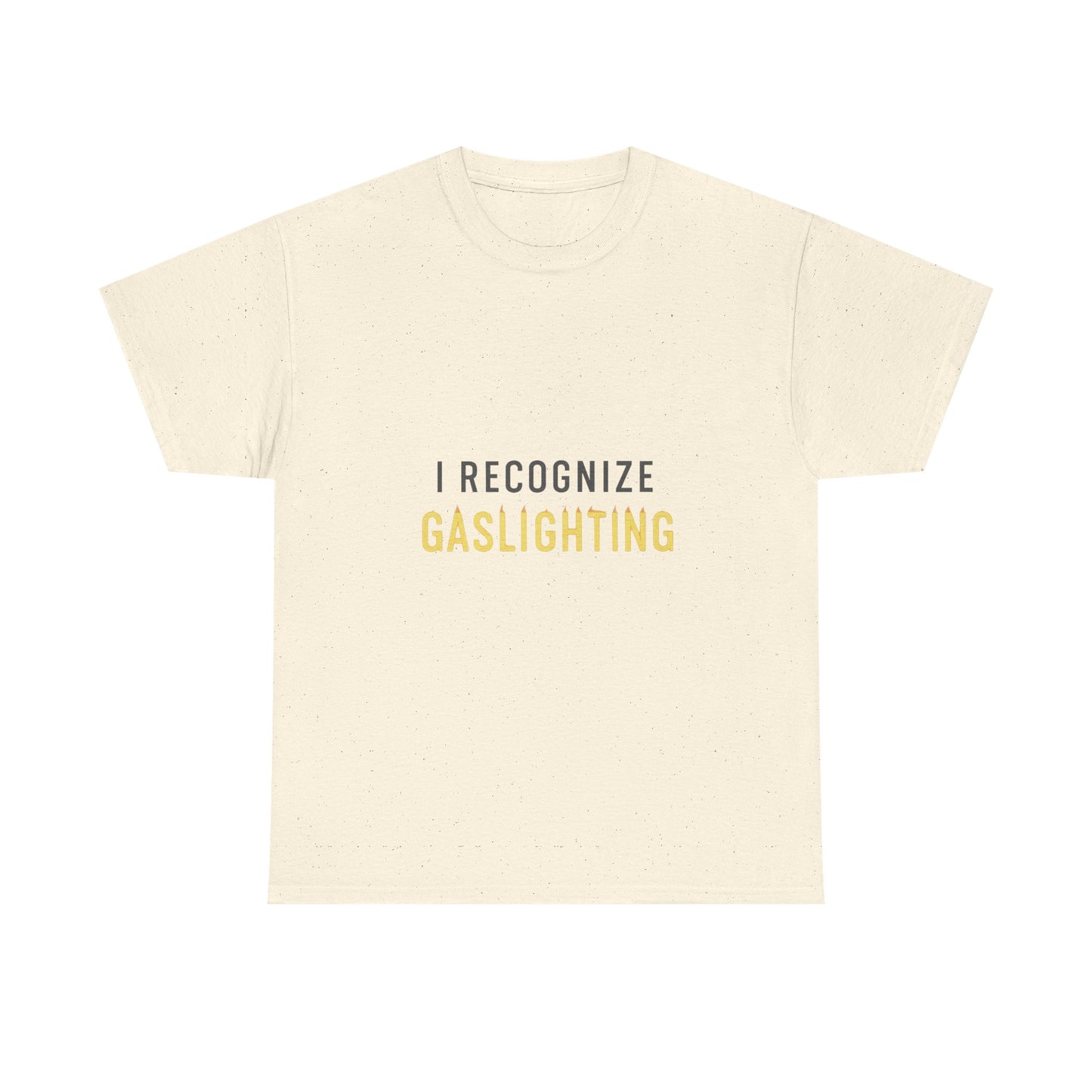 I Recognize Gaslighting – Anti-Gaslighting Awareness Tee | Lights | Narcissist Recovery Shirt