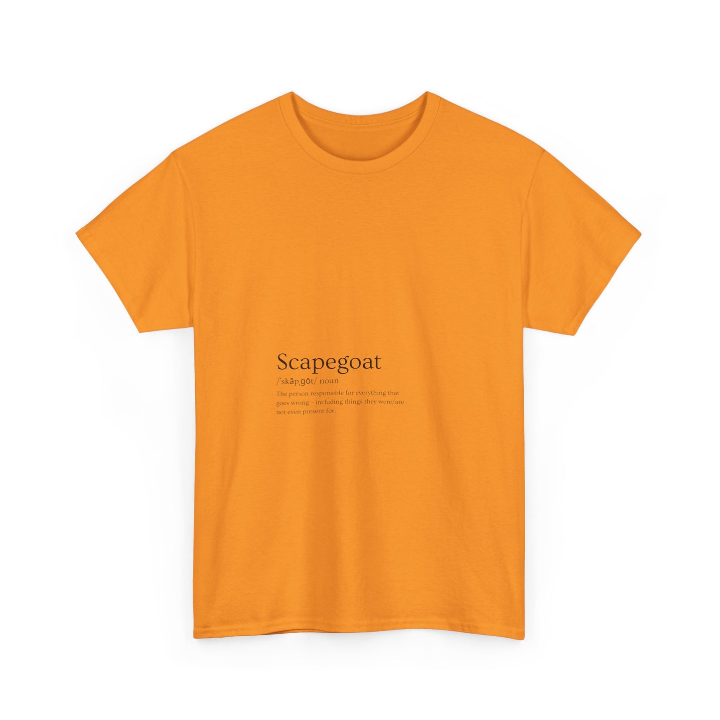 Scapegoat Definition Tee Light colors Edi – Funny Dysfunctional Family Blame Collector Shirt