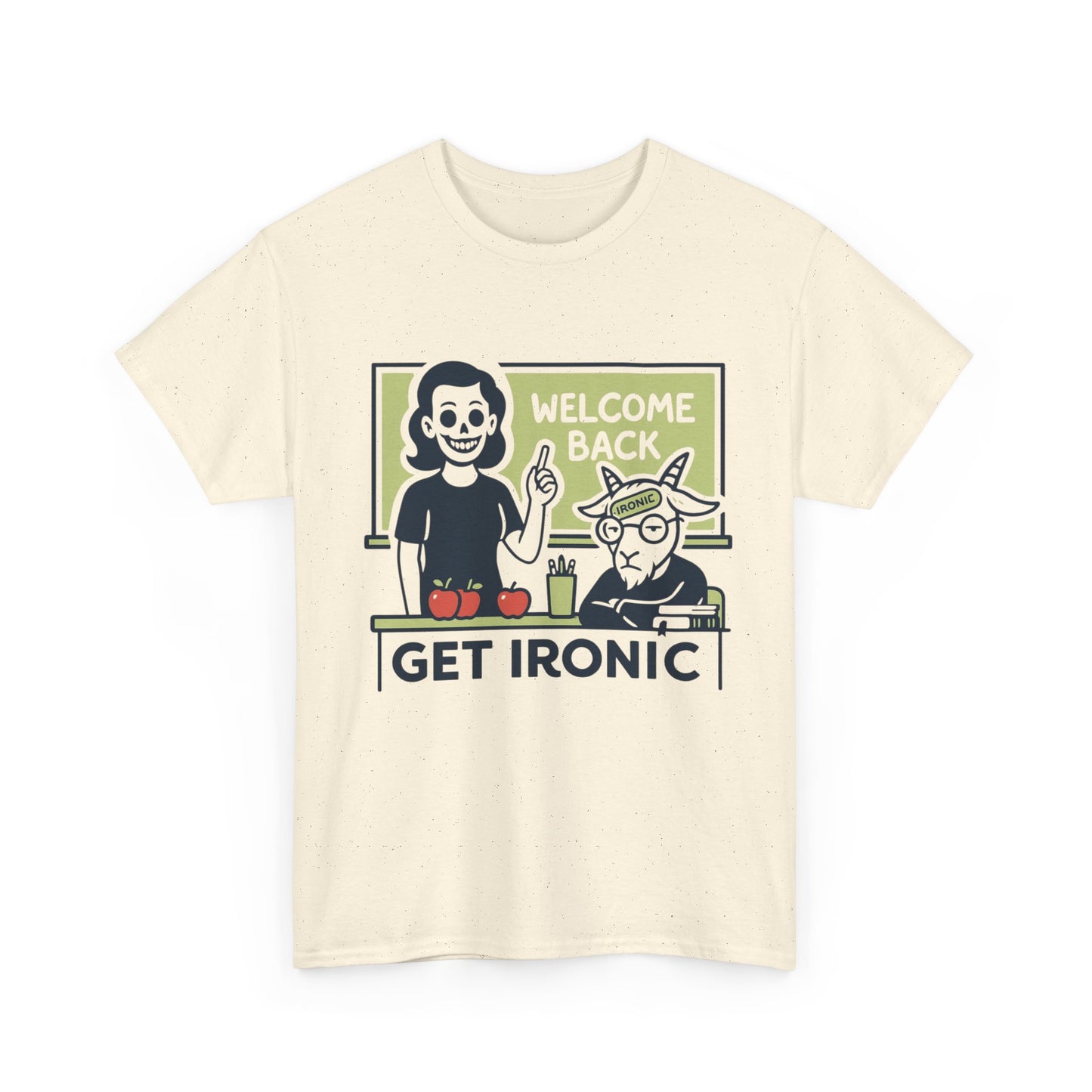 Back To School Madness | Irony 101 | T-Shirt | Lights