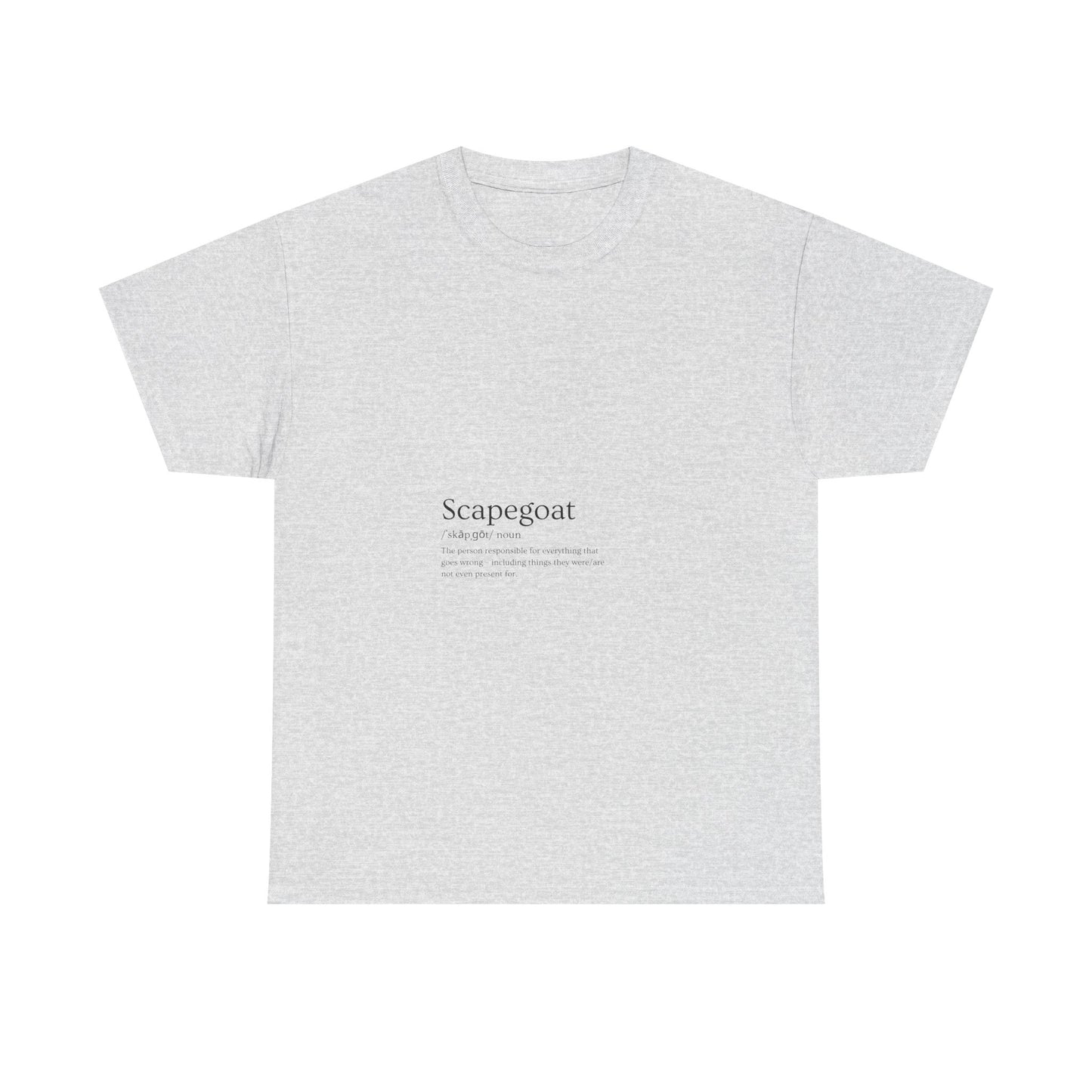 Scapegoat Definition Tee Light colors Edi – Funny Dysfunctional Family Blame Collector Shirt