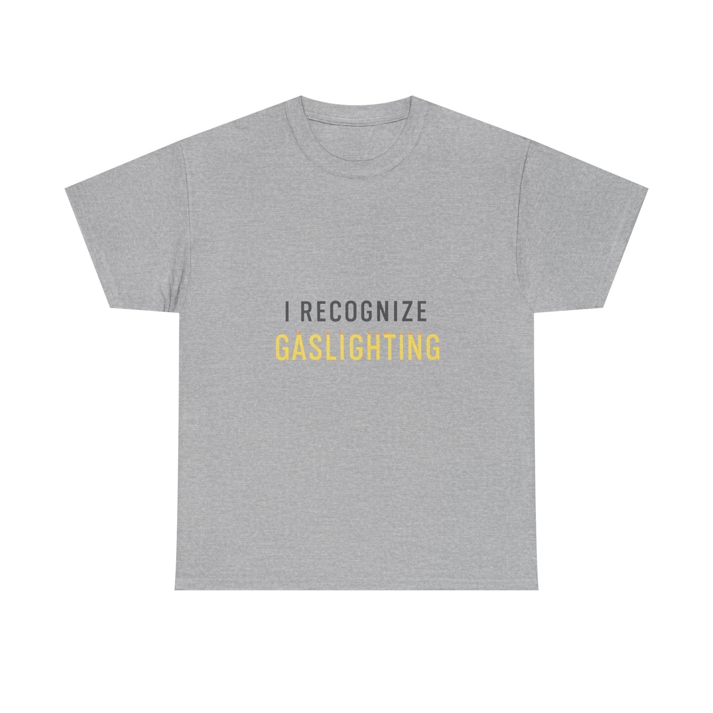 I Recognize Gaslighting – Anti-Gaslighting Awareness Tee | Lights | Narcissist Recovery Shirt