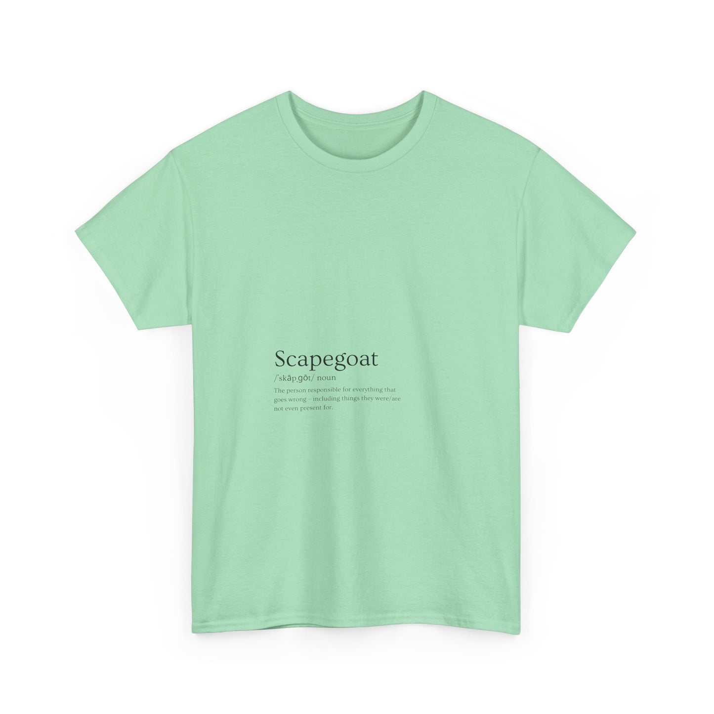 Scapegoat Definition Tee Light colors Edi – Funny Dysfunctional Family Blame Collector Shirt