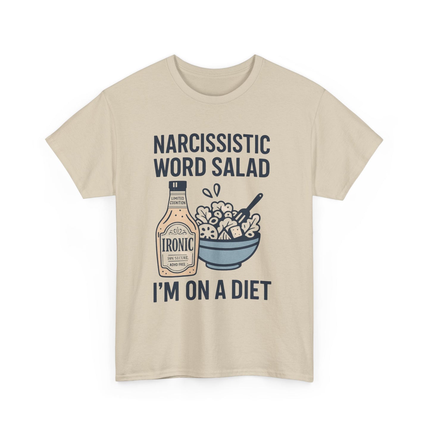 Narcissistic Word Salad – I’m on a Diet | Funny Trauma Recovery Shirt | Lights