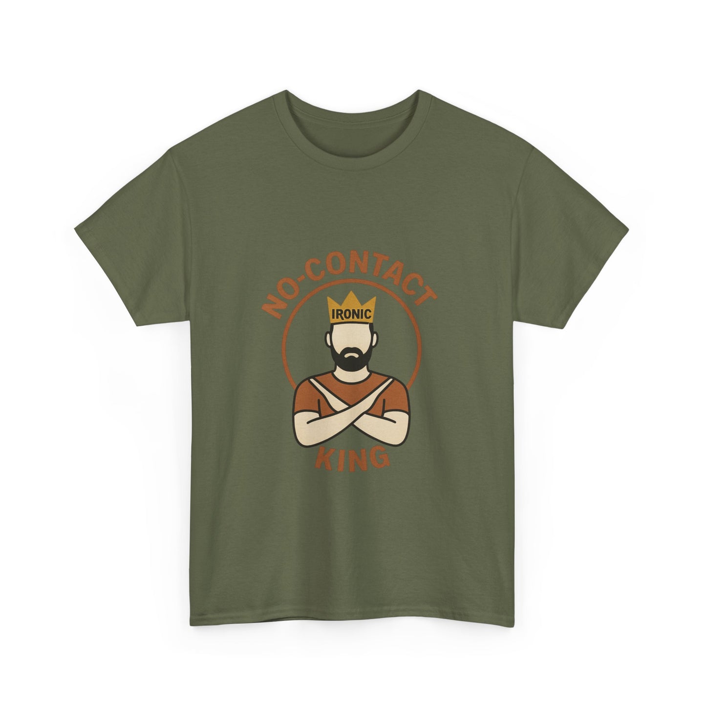 No-Contact King – Narcissistic Survivor Tee | Darks