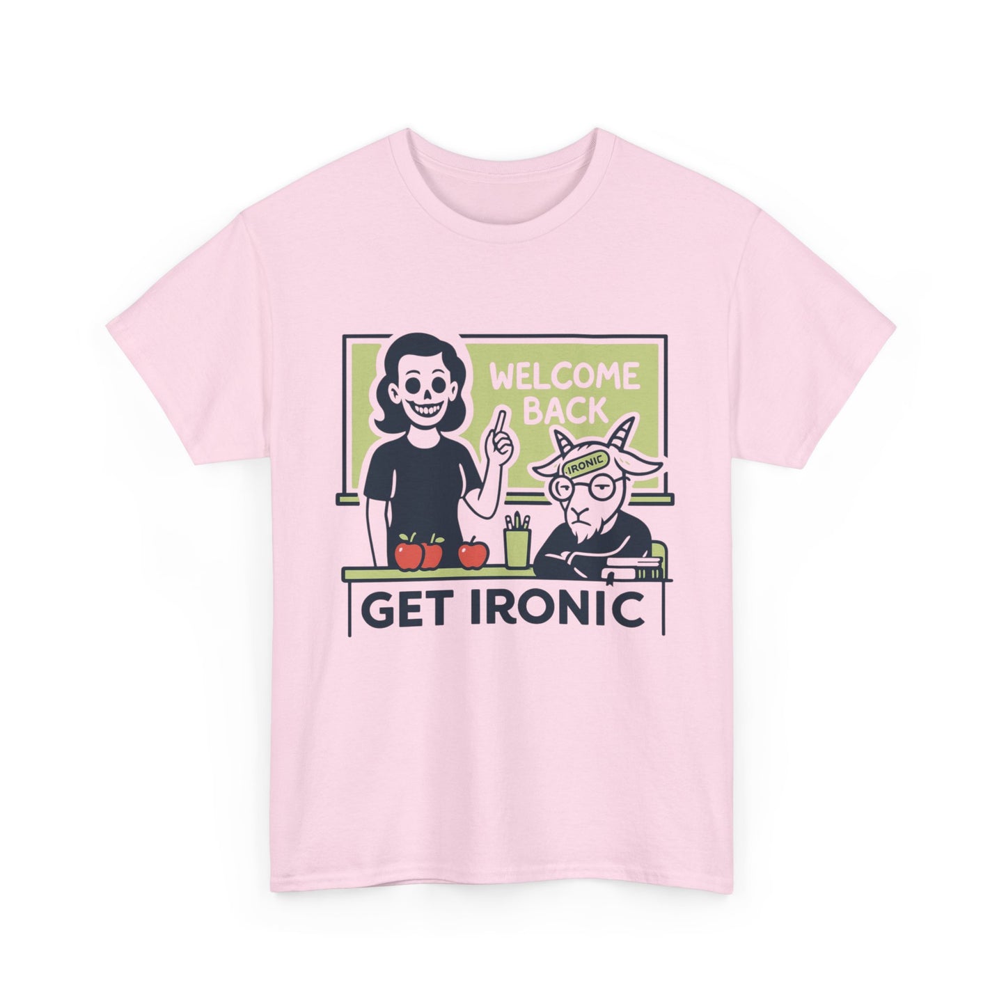 Back To School Madness | Irony 101 | T-Shirt | Lights