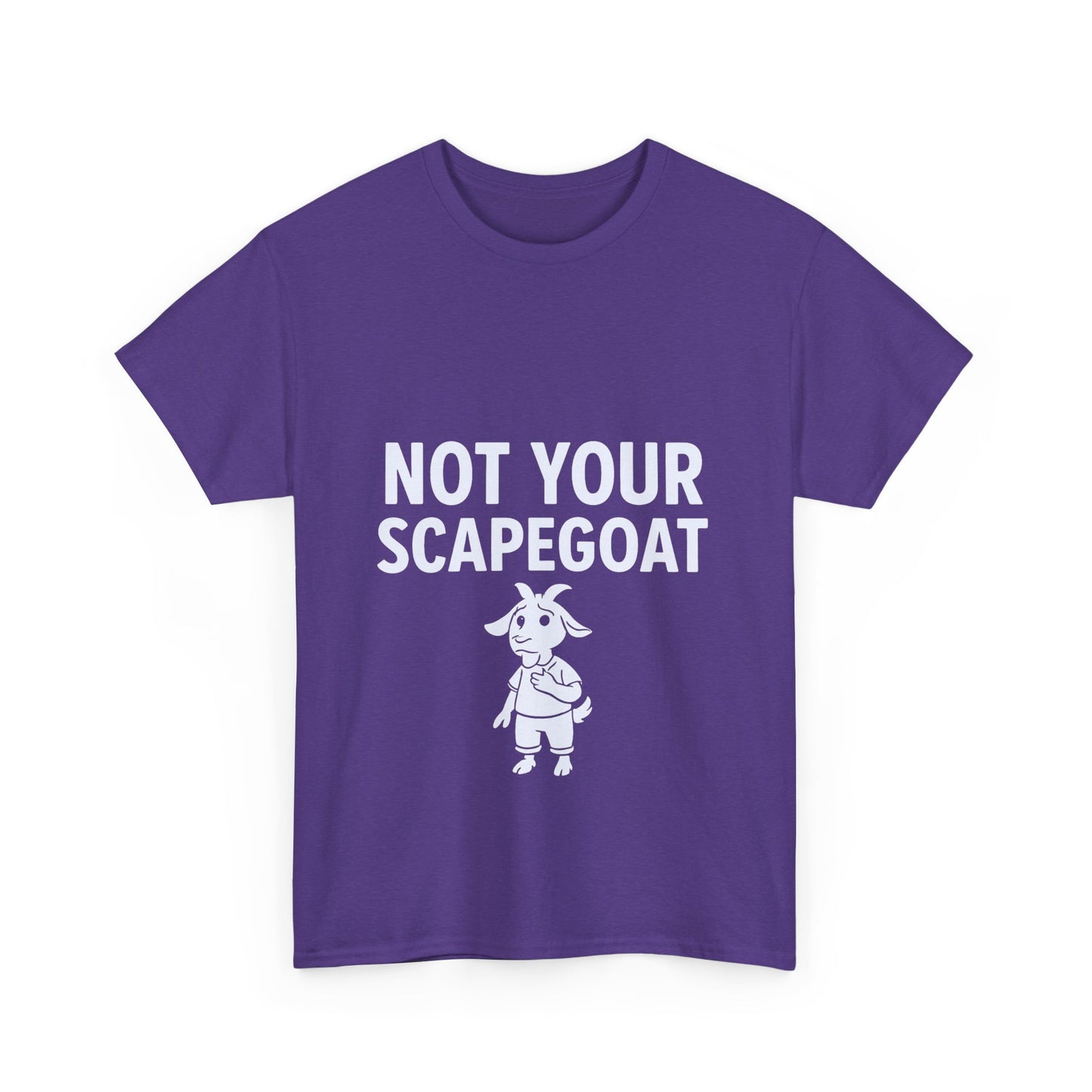 Not Your Scapegoat | Bold Mental Health & Narcissism Recovery Tee