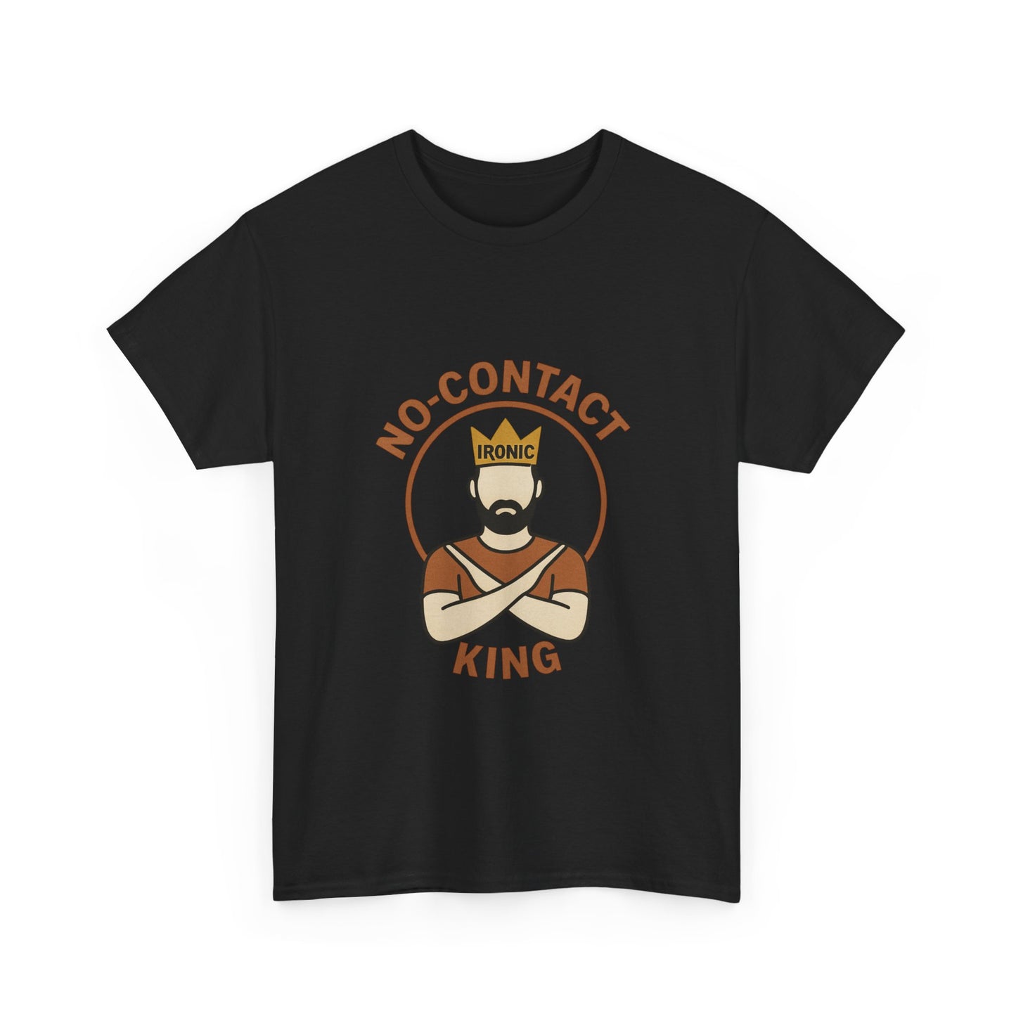 No-Contact King – Narcissistic Survivor Tee | Darks