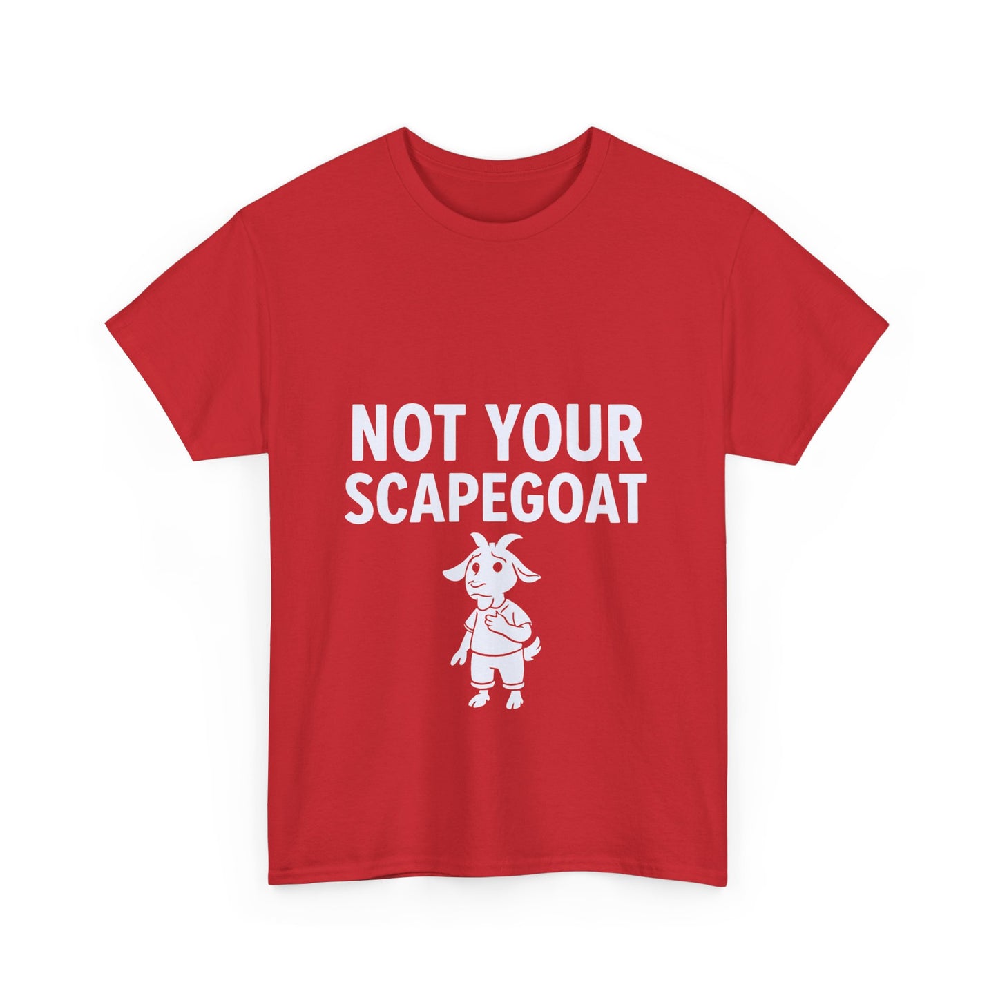 Not Your Scapegoat | Bold Mental Health & Narcissism Recovery Tee