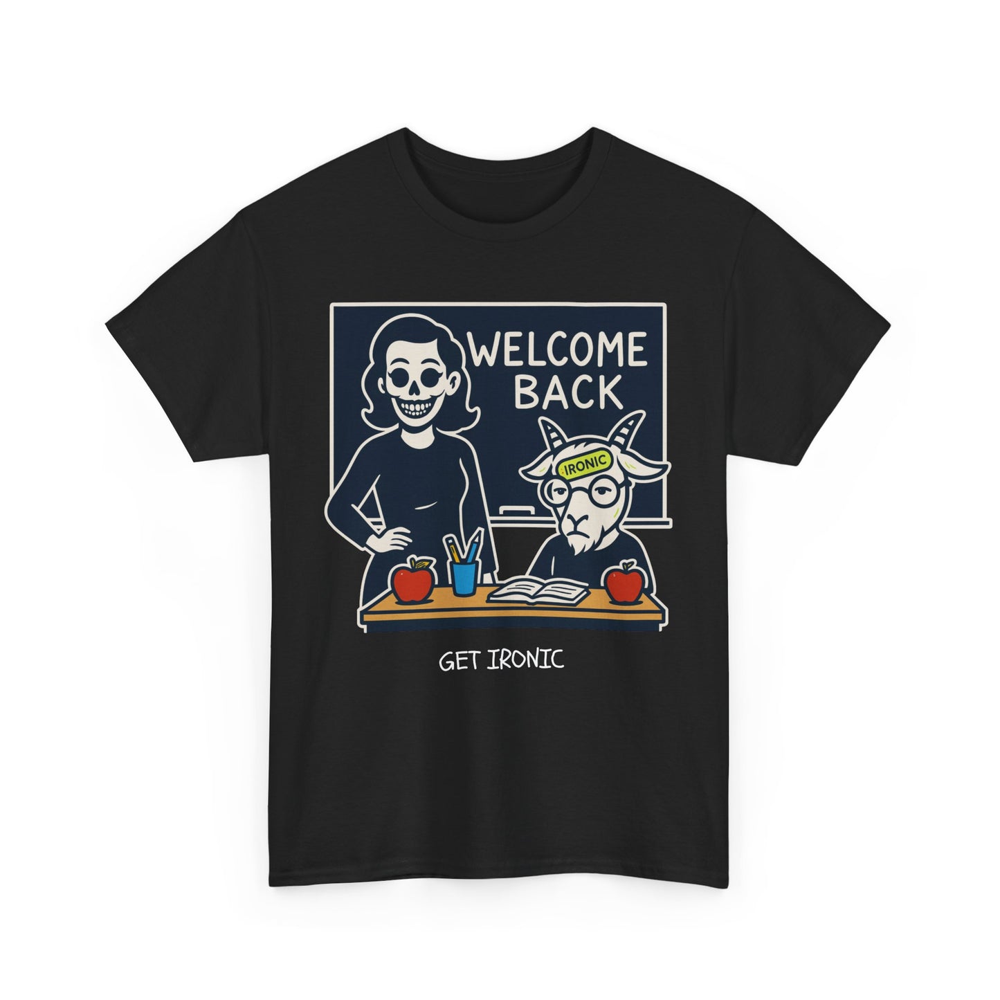 Back To School Madness | Irony 101 | T-Shirt | Darks