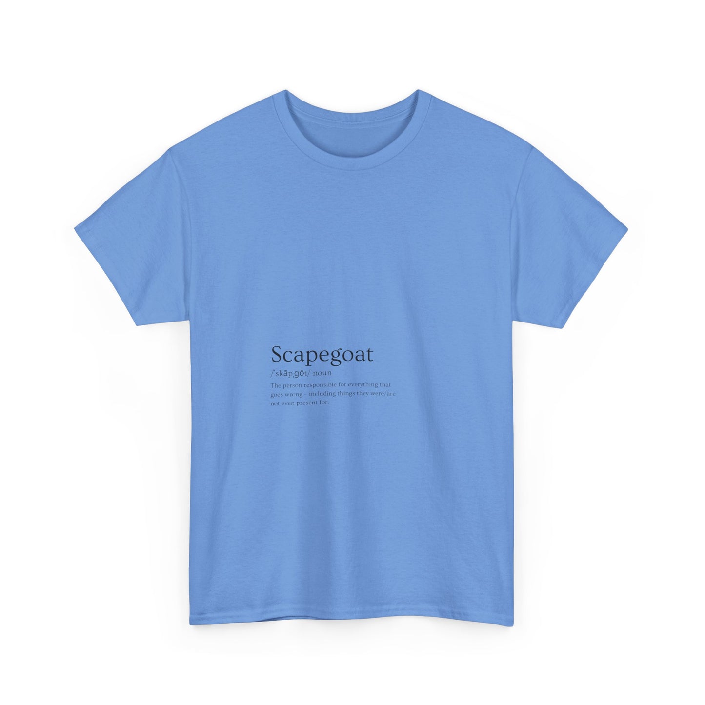 Scapegoat Definition Tee Light colors Edi – Funny Dysfunctional Family Blame Collector Shirt