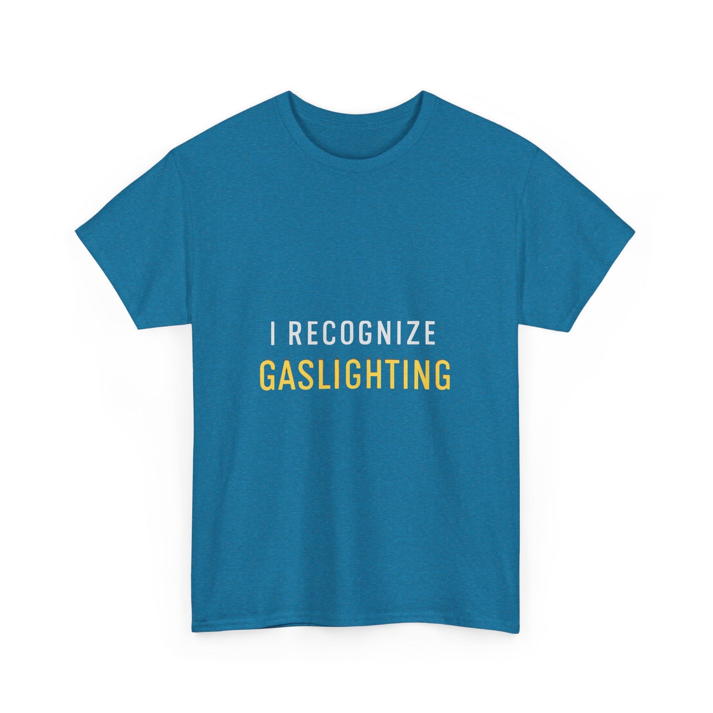 I Recognize Gaslighting – Anti-Gaslighting Awareness Tee | Darks | Narcissist Recovery Shirt