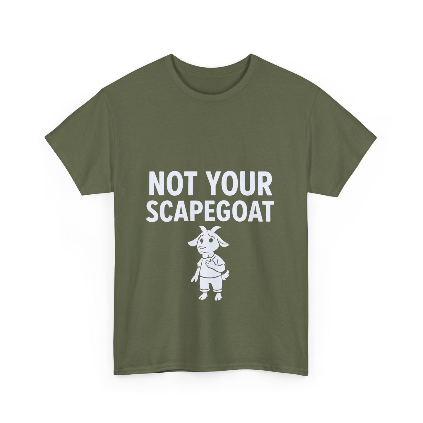 Not Your Scapegoat | Bold Mental Health & Narcissism Recovery Tee