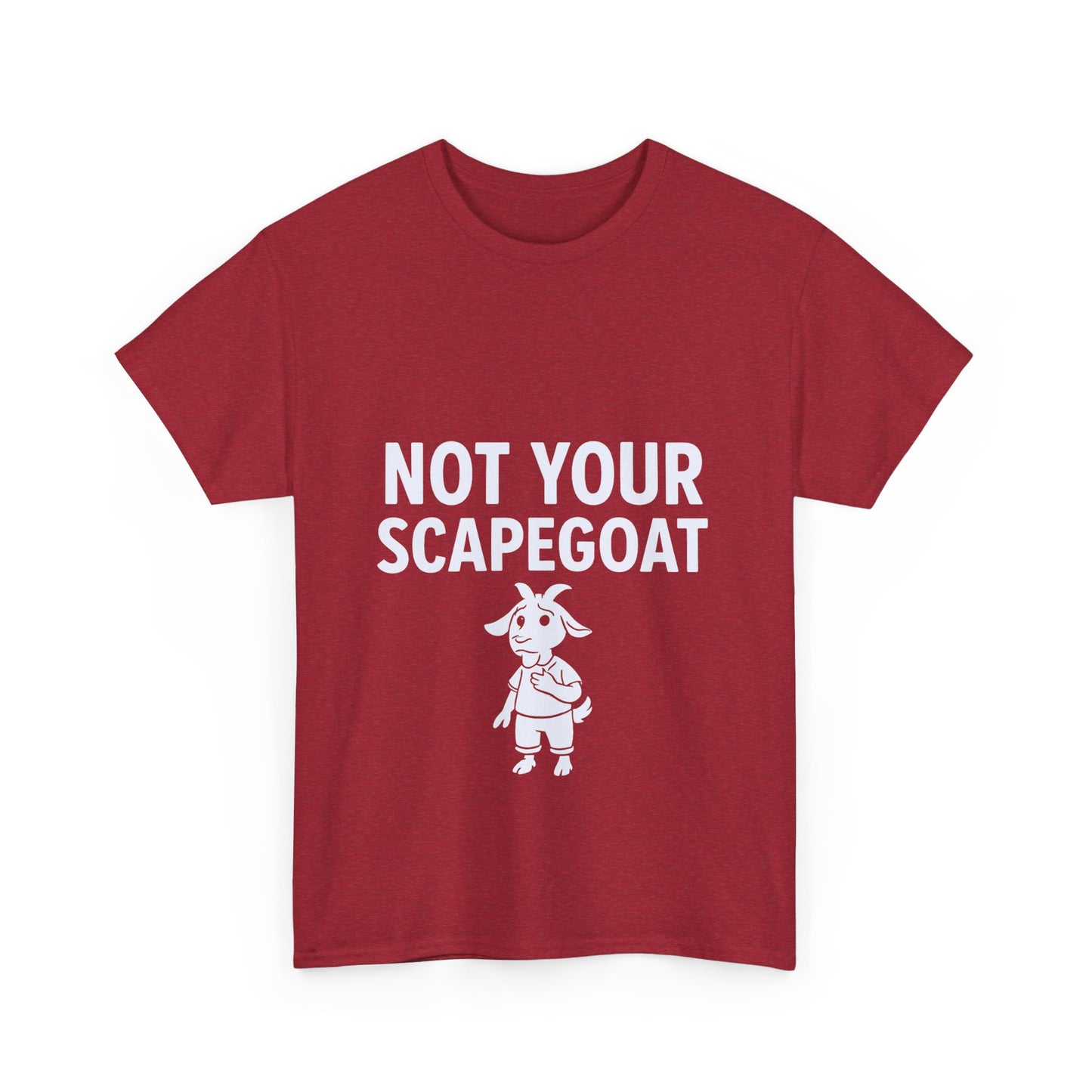 Not Your Scapegoat | Bold Mental Health & Narcissism Recovery Tee