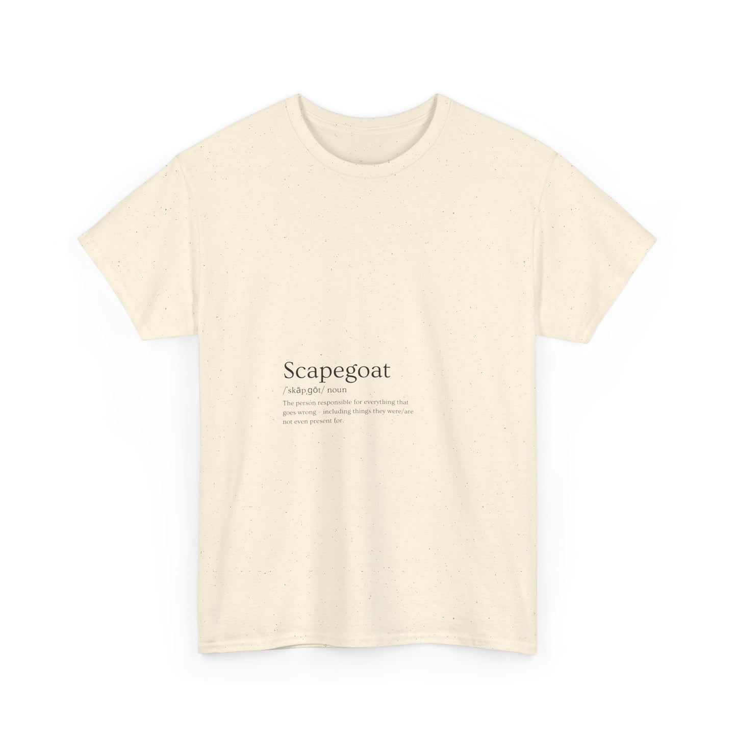 Scapegoat Definition Tee Light colors Edi – Funny Dysfunctional Family Blame Collector Shirt