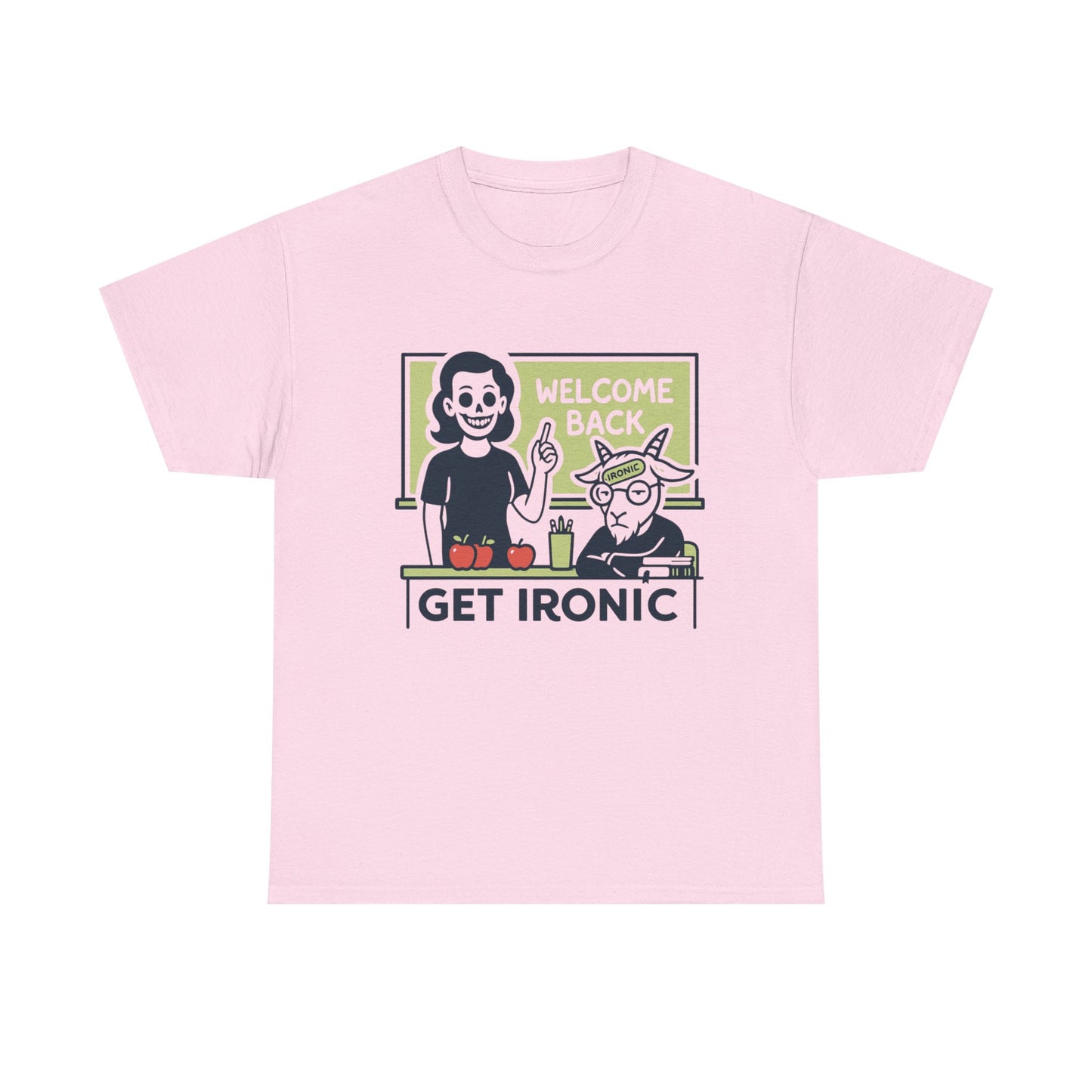 Back To School Madness | Irony 101 | T-Shirt | Lights
