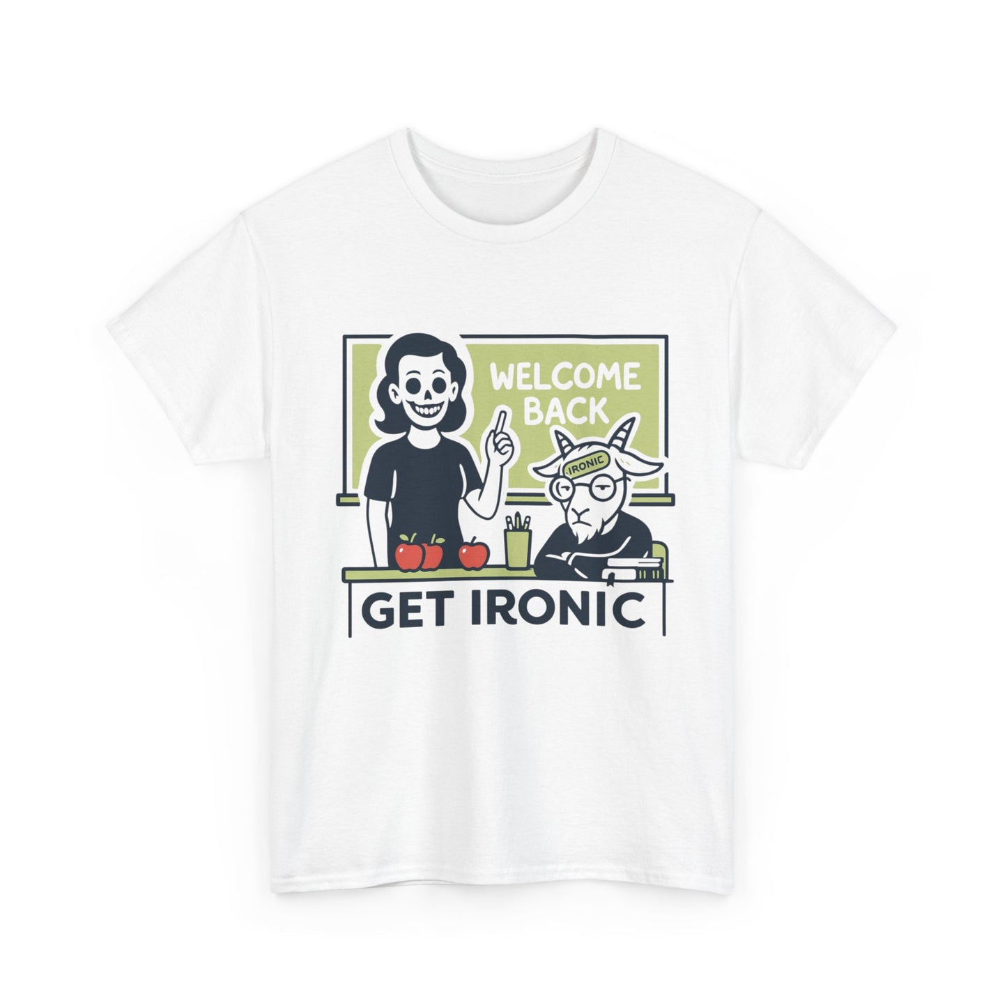 Back To School Madness | Irony 101 | T-Shirt | Lights