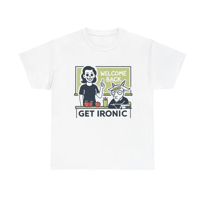Back To School Madness | Irony 101 | T-Shirt | Lights