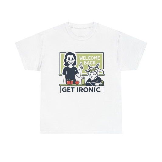 Back To School Madness | Irony 101 | T-Shirt | Lights