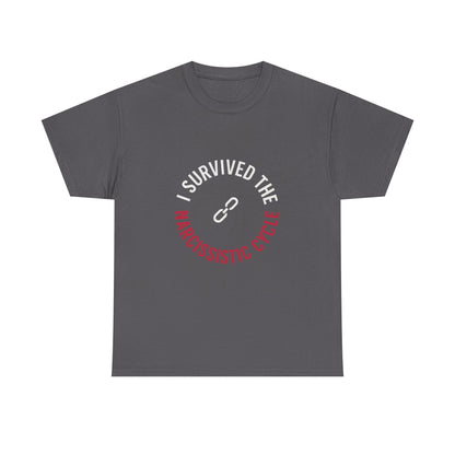 I Survived the Narcissistic Cycle – Empowerment Statement T-Shirt | Dark