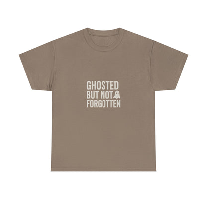 Ghosted But Not Forgotten™ | Retro-Spooky Ghost Graphic T-Shirt (Darks)
