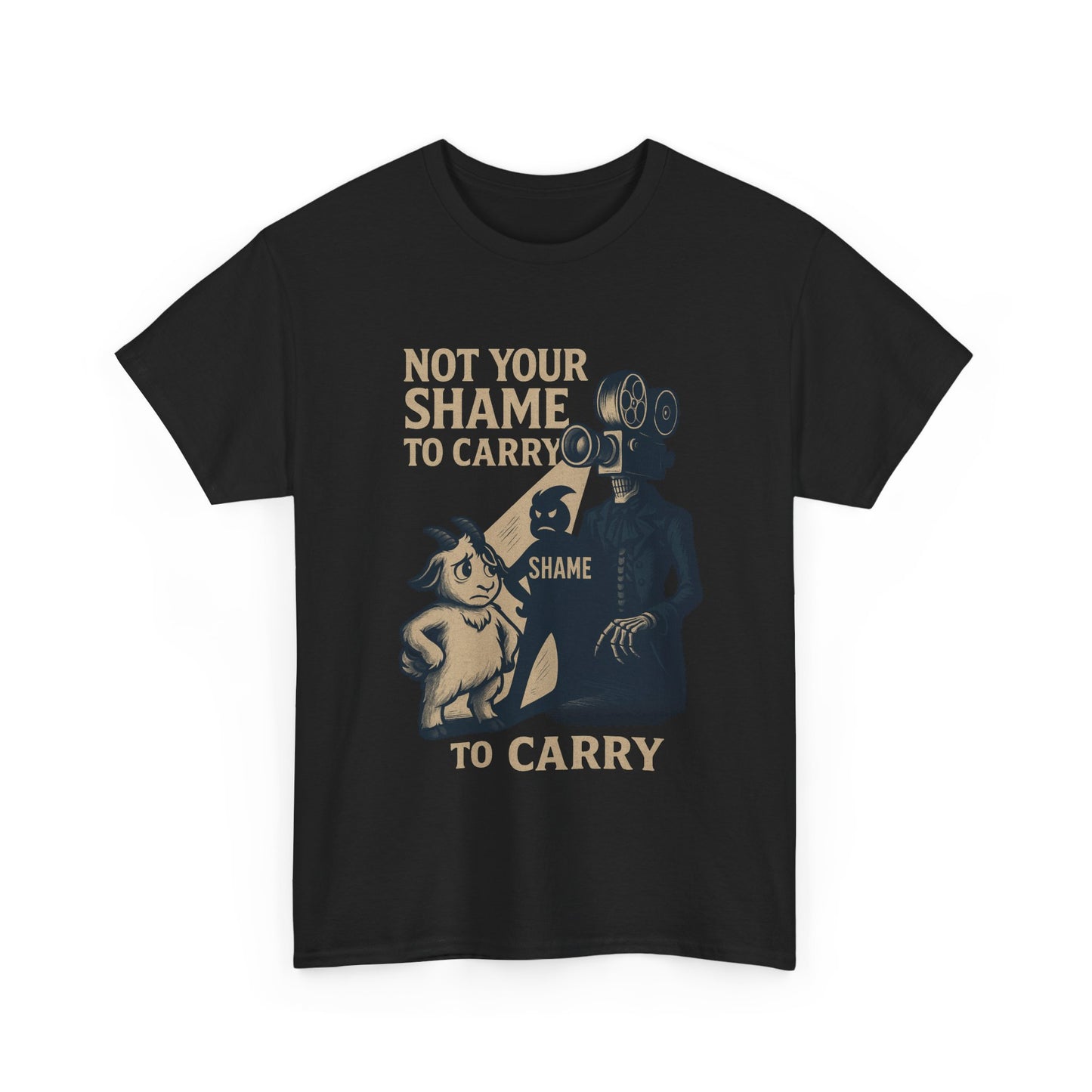 Not Your Shame to Carry Dark Col– Ironic Empowerment Tee