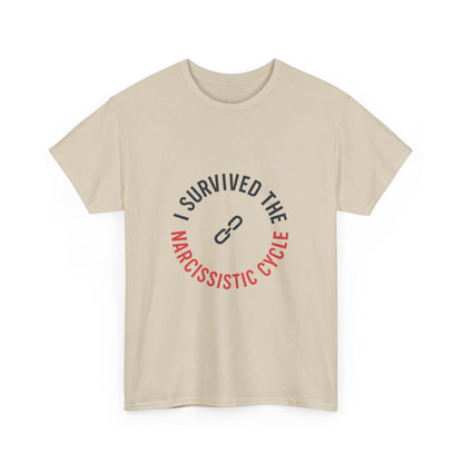 I Survived the Narcissistic Cycle – Empowerment Statement T-Shirt | Lights