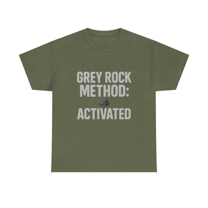 Grey Rock Method Activated | Narcissist Defense Shirt | Dark Edi