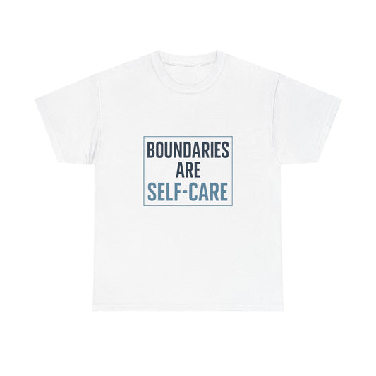 Boundaries Are Self-Care | Mental Health Awareness T-Shirt | Lights