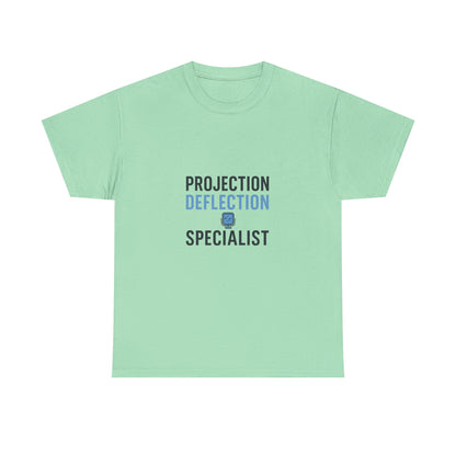 Projection Deflection Specialist Tee – Narc Humor Edition | Lights