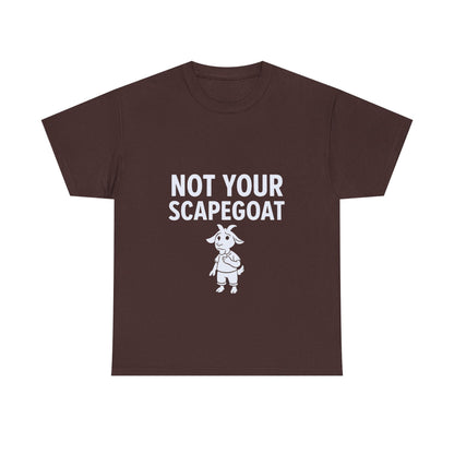 Not Your Scapegoat | Bold Mental Health & Narcissism Recovery Tee