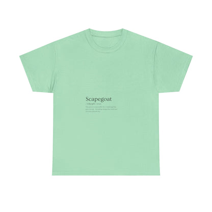 Scapegoat Definition Tee Light colors Edi – Funny Dysfunctional Family Blame Collector Shirt
