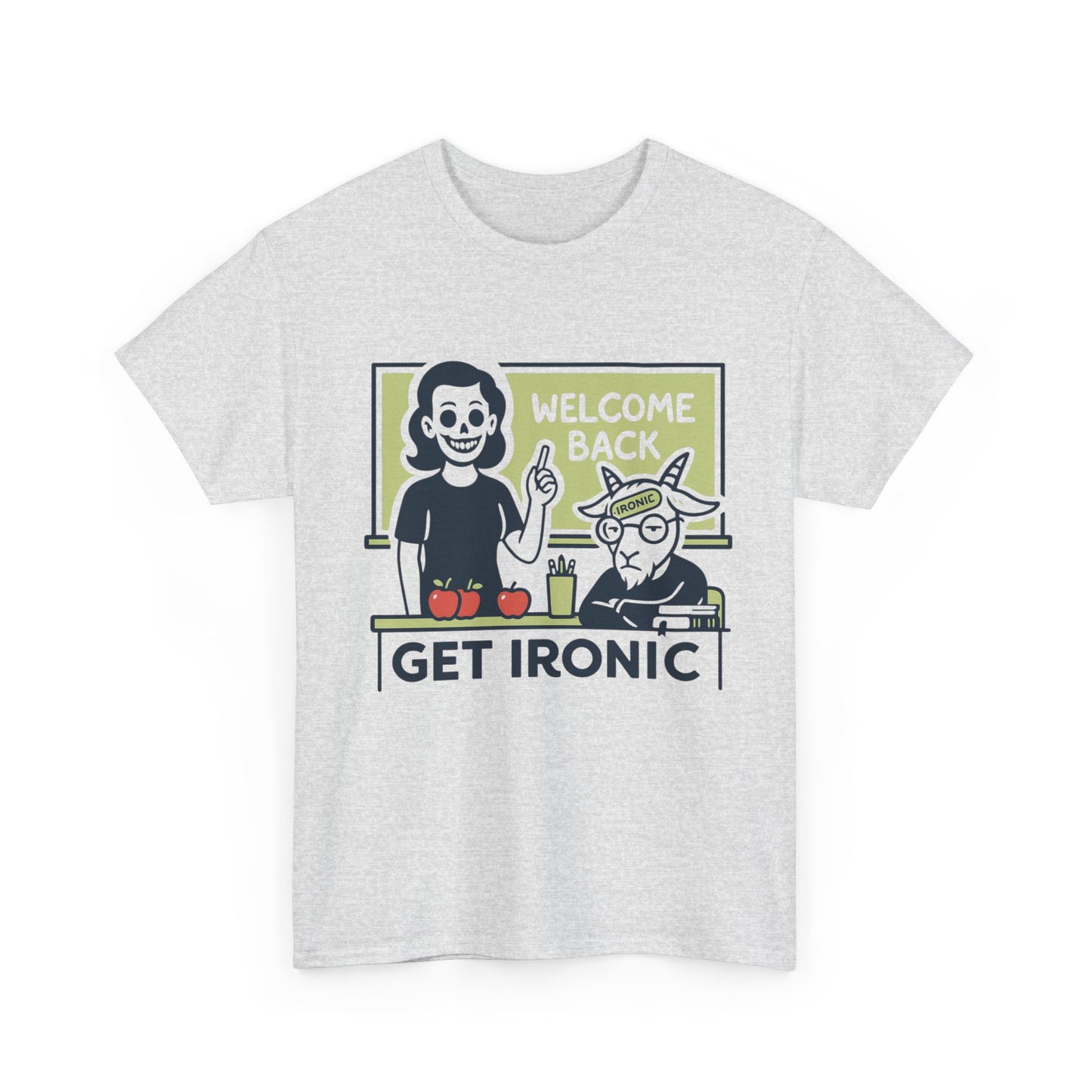 Back To School Madness | Irony 101 | T-Shirt | Lights