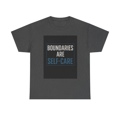 Boundaries Are Self-Care | Mental Health Awareness T-Shirt | Dark