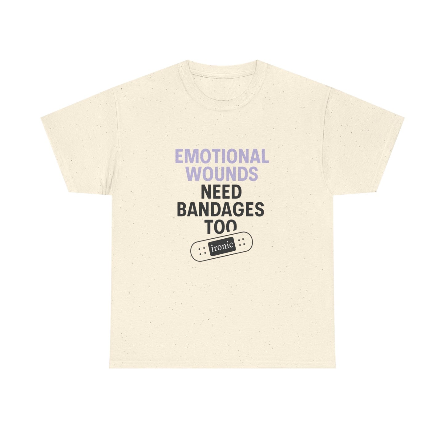 Emotional Wounds Need Bandages Too – Mental Health Awareness T-Shirt | Lights