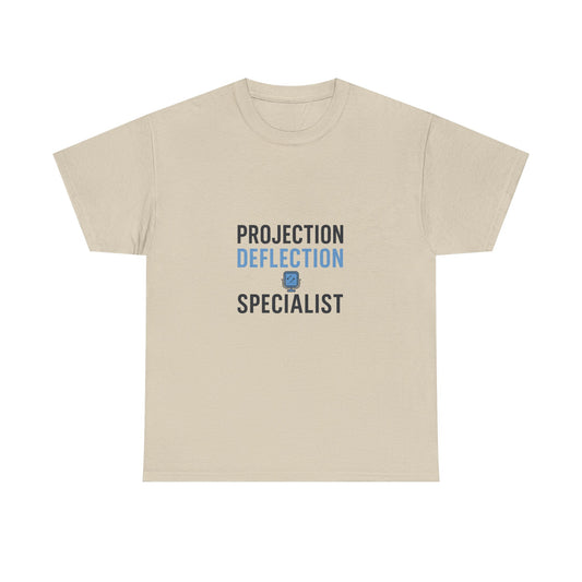 Projection Deflection Specialist Tee – Narc Humor Edition | Lights