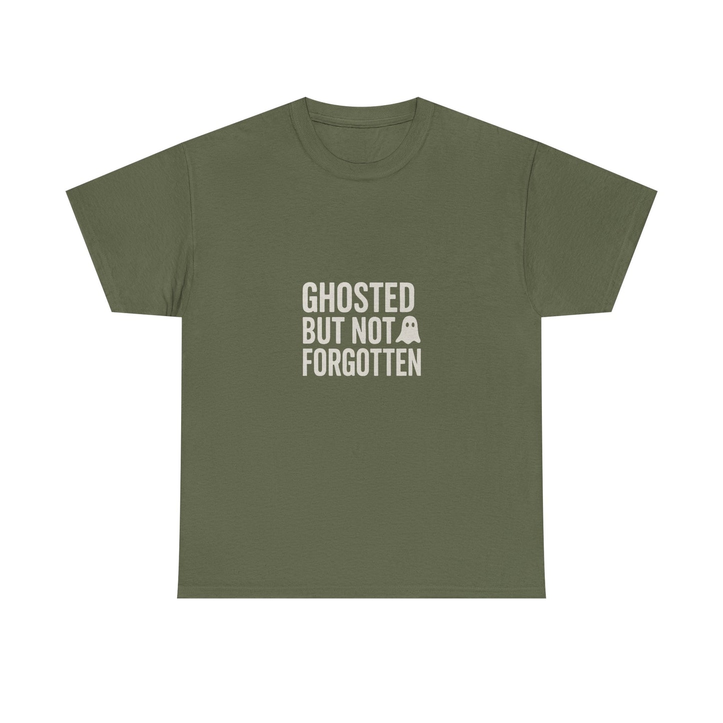 Ghosted But Not Forgotten™ | Retro-Spooky Ghost Graphic T-Shirt (Darks)