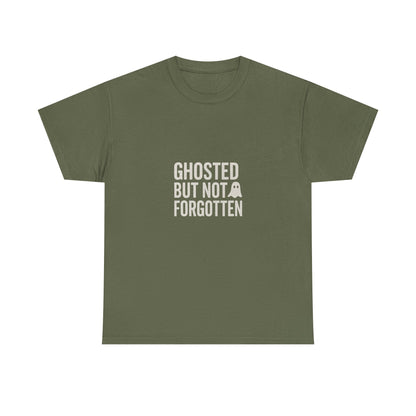 Ghosted But Not Forgotten™ | Retro-Spooky Ghost Graphic T-Shirt (Darks)