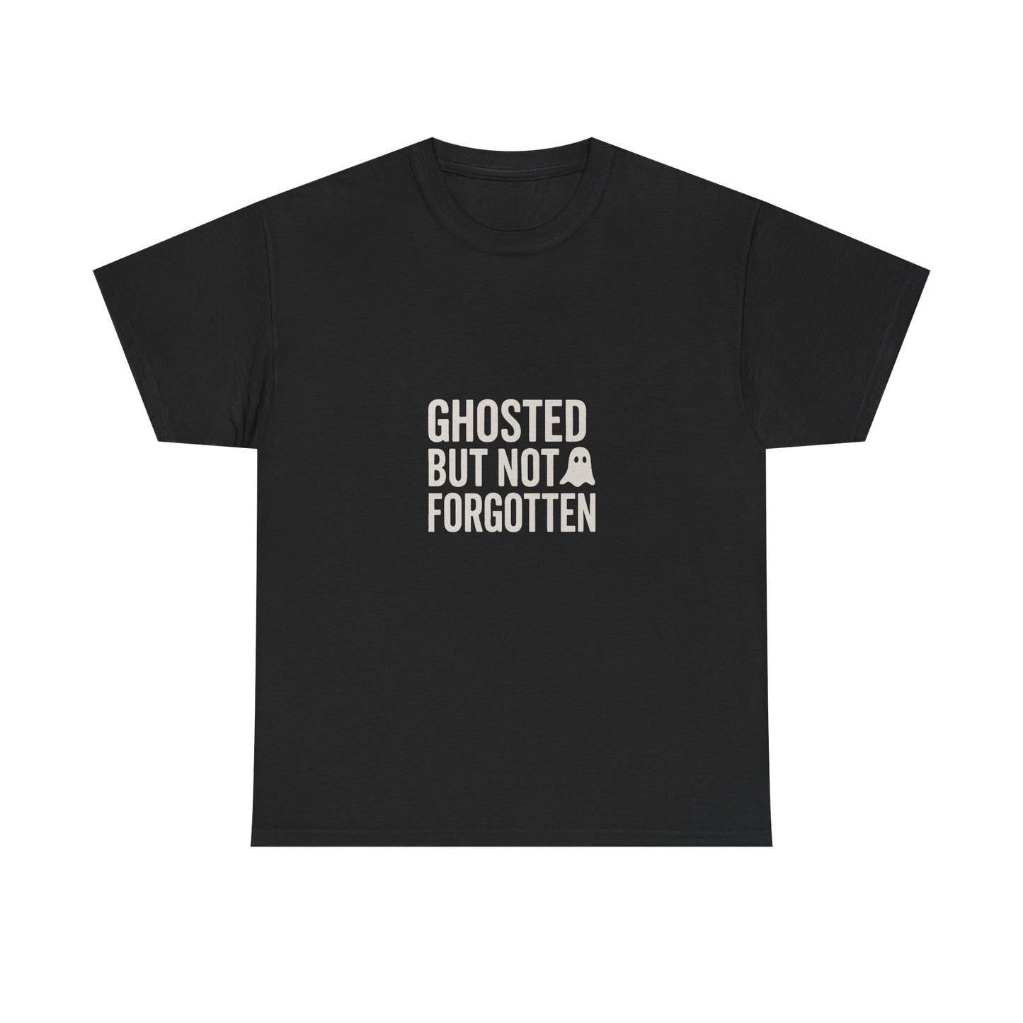 Ghosted But Not Forgotten™ | Retro-Spooky Ghost Graphic T-Shirt (Darks)